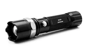 Фонарь ручной Kromatech светодиодный (1 LED), с аккумулятором и зумом (8008 SWAT), изображение 1