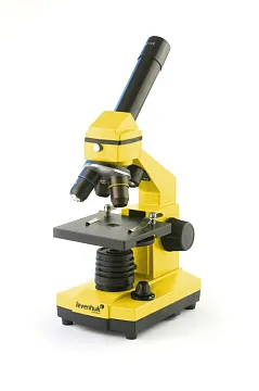 Биологический микроскоп Levenhuk Rainbow 2L Yellow, изображение 1