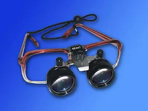 Лупа бинокулярная Zenit ЛБ-2М, телескопическая на очковой оправе, изображение 1