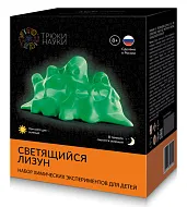 Набор для опытов «Трюки науки» Z104 «Светящийся лизун», зеленый