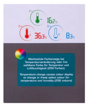 Метеостанция Bresser Temeo Life с цветным дисплеем, черная, изображение 14