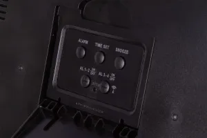 Часы настенные/настольные Bresser MyTime MC LCD в корпусе под дерево, изображение 6