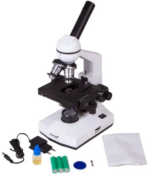 Микроскоп Levenhuk AF1 40x–1000x, подзаряжаемый, изображение 3