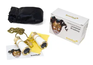 Бинокль Levenhuk Broadway 725A с цепочкой, белый, изображение 2