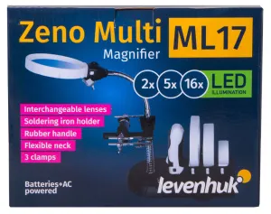 Мультилупа Levenhuk Zeno Multi ML17, черная, изображение 13