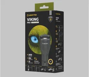 Фонарь тактический Armytek Viking Pro Magnet USB, 2050 лм, теплый свет, изображение 3