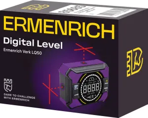 Цифровой уровень Ermenrich Verk LQ50, с лазером, изображение 2
