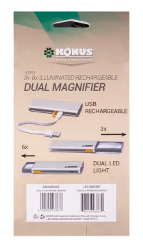 Лупа Konus Dual 3/6x, изображение 9