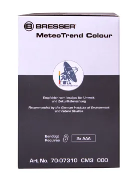 Метеостанция Bresser MeteoTrend Colour с радиоуправлением, черная, изображение 13