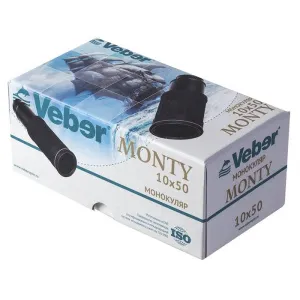 Монокуляр Veber Monty 10x50 BR, черный, изображение 4