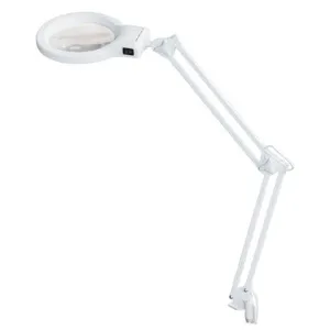 Лупа-лампа настольная «Леда С20» 2/9x, 127 мм, на струбцине, с подсветкой (20 LED), изображение 3