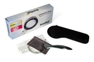Лупа Levenhuk Zeno 100, 2,5/5x, 78/19 мм, металл, изображение 3