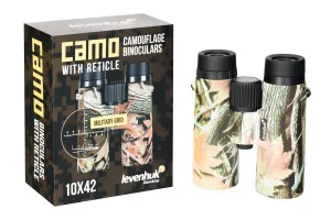 Бинокль камуфляжный Levenhuk Camo 10x42 с сеткой, изображение 6
