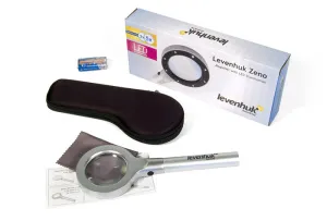 Лупа Levenhuk Zeno 500, 3,5x, 56 мм, 8 LED, металл, изображение 3