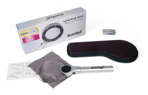 Лупа Levenhuk Zeno 400, 2/4x, 88/21 мм, 2 LED, металл, изображение 3