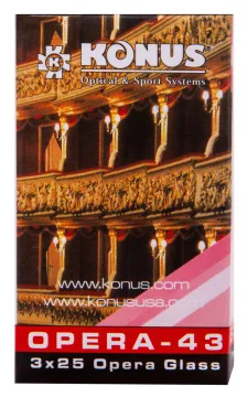 Театральный бинокль Konus 3x25 Pearl, изображение 15